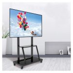 Techly ICA-TR30, soporte de 2,54 m para pantalla de señalización de 100 pulgadas en color negro, SKU: ICA-TR30