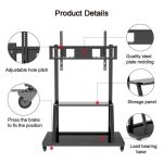 Techly ICA-TR30, soporte de 2,54 m para pantalla de señalización de 100 pulgadas en color negro, SKU: ICA-TR30