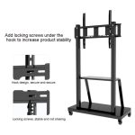 Techly ICA-TR30, soporte de 2,54 m para pantalla de señalización de 100 pulgadas en color negro, SKU: ICA-TR30