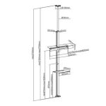 Techly ICA-TR32 soporte para TV de 70 pulgadas, color Plata. SKU: ICA-TR32