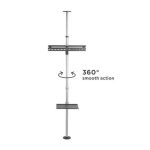 Techly ICA-TR32 soporte para TV de 70 pulgadas, color Plata. SKU: ICA-TR32