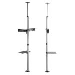 Techly ICA-TR32 soporte para TV de 70 pulgadas, color Plata. SKU: ICA-TR32