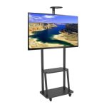 Soporte Techly ICA-TR33 para pantalla de señalización de 70 pulgadas en color negro, SKU ICA-TR33