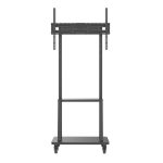 Soporte para TV Techly ICA-TR3390 de 70 pulgadas en color negro, adaptable y ajustable. SKU: ICA-TR3390