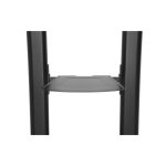 Soporte negro Techly ICA-TR36 para pantalla de señalización de 100 pulgadas, ideal para pantallas grandes. SKU: ICA-TR36
