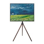 Soporte para TV Techly ICA-TR50, compatible con televisores de 65 pulgadas, color Nuez, SKU ICA-TR50