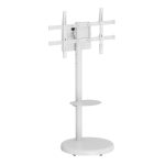 Soporte para TV Techly ICA-TR55, 2,18 metros de altura, color blanco, ideal para pantallas de hasta 86 pulgadas, SKU ICA-TR55