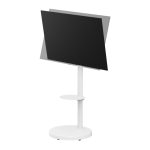Soporte para TV Techly ICA-TR55, 2,18 metros de altura, color blanco, ideal para pantallas de hasta 86 pulgadas, SKU ICA-TR55