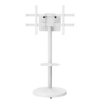 Soporte para TV Techly ICA-TR55, 2,18 metros de altura, color blanco, ideal para pantallas de hasta 86 pulgadas, SKU ICA-TR55