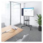 Soporte para TV Techly ICA-TR6, compatible con televisores de hasta 165,1 cm (65 pulgadas) en color negro. SKU ICA-TR6