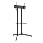 Soporte para TV Techly ICA-TR6, compatible con televisores de hasta 165,1 cm (65 pulgadas) en color negro. SKU ICA-TR6