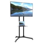 Soporte para TV Techly ICA-TR6, compatible con televisores de hasta 165,1 cm (65 pulgadas) en color negro. SKU ICA-TR6