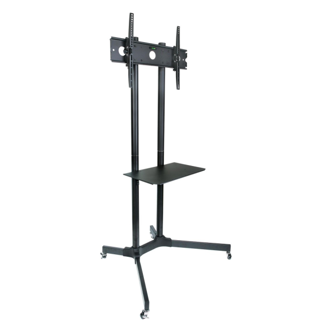 Techly ICA-TR6 soporte para TV 165,1 cm (65″) Negro 5 Soporte para TV Techly ICA-TR6 instalado en una sala
