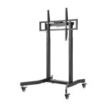 Soporte para TV Techly ICA-TR68M de 100 pulgadas en color negro, ideal para pantallas grandes, SKU ICA-TR68M