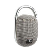 Techly ICASBL321GR altavoz monofónico portátil en color gris, ideal para fiestas, con una potencia de 5 W