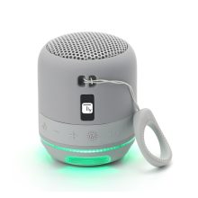 Techly ICASBL94GR altavoz portátil de fiesta en color gris con una potencia de 5W