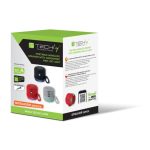 Altavoz portátil de Techly color rojo, potencia de 5W. SKU: ICASBL94RE