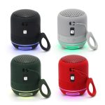 Altavoz portátil de Techly color rojo, potencia de 5W. SKU: ICASBL94RE