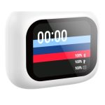 Vista de los auriculares Techly True Wireless Stereo modelo ICC SB-BLT08W de color blanco, ideales para llamadas y música