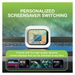 Vista de los auriculares Techly True Wireless Stereo modelo ICC SB-BLT08W de color blanco, ideales para llamadas y música