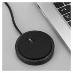 Techly ICC SH-22, micrófono negro para conferencias, ideal para salas de reuniones y eventos, SKU ICC SH-22