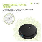 Techly ICC SH-22, micrófono negro para conferencias, ideal para salas de reuniones y eventos, SKU ICC SH-22