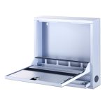 Techly ICRLIM04 armario rack de pared en color gris con bastidor incluido