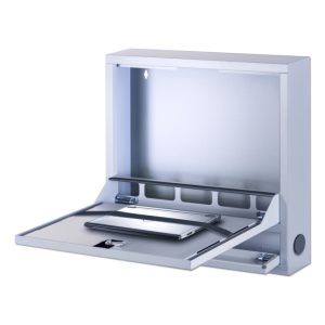 Techly ICRLIM04 armario rack de pared en color gris con bastidor incluido