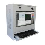 Armario rack 1U Techly ICRLIM10 para montaje en pared, color gris