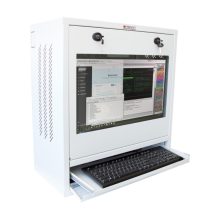 Techly Armario Rack 1U de pared en color blanco, modelo ICRLIM10W, ideal para organización de equipos de red.