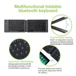 Techly teclado universal Bluetooth QWERTY inglés de EE. UU. en color negro, modelo SKU ICTB1208F