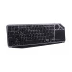 Teclado Techly Universal con RF Wireless y Bluetooth, disposición QWERTY en inglés de EE. UU., color negro. SKU: ICTB9801TB