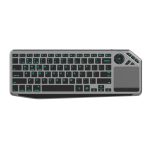 Teclado Techly Universal con RF Wireless y Bluetooth, disposición QWERTY en inglés de EE. UU., color negro. SKU: ICTB9801TB