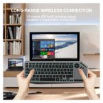 Teclado Techly Universal con RF Wireless y Bluetooth, disposición QWERTY en inglés de EE. UU., color negro. SKU: ICTB9801TB