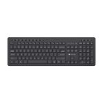 Techly teclado inalámbrico para hogar u oficina, modelo ICTWC006-US, con diseño QWERTY en inglés y color negro
