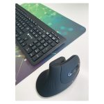 Techly teclado inalámbrico para hogar u oficina, modelo ICTWC006-US, con diseño QWERTY en inglés y color negro