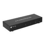 Techly IDATA DP-KVM2 interruptor KVM negro con capacidad de gestión para dos monitores y conexión DisplayPort, SKU IDATA DP-KVM2