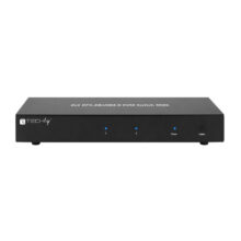Techly IDATA DP-KVM2 interruptor KVM negro con capacidad de gestión para dos monitores y conexión DisplayPort, SKU IDATA DP-KVM2