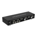 Techly IDATA DP-KVM2 interruptor KVM negro con capacidad de gestión para dos monitores y conexión DisplayPort, SKU IDATA DP-KVM2
