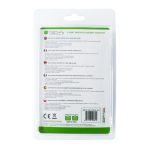 Imagen de la base para portátil Techly IDATA USB-ETGIGA-3C2 con replicador de puertos USB 3.2 Gen 1 Type-C en color negro