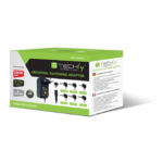 Techly IPW-NTS2250G2 adaptador e inversor de corriente interior de 27W en color negro