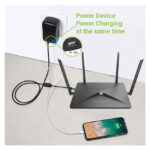 Techly IPW-NTS2250G2 adaptador e inversor de corriente interior de 27W en color negro