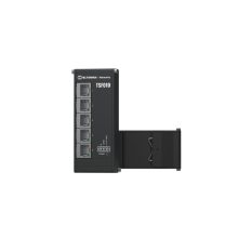 Teltonika NETWORKS TSF010, switch plano no administrado, Fast Ethernet 10/100, para montaje en riel DIN, color negro, SKU TSF010000000