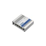 Teltonika TSW101 Switch Gigabit Ethernet (10/100/1000) con soporte para PoE y carcasa metálica robusta, SKU TSW101000000