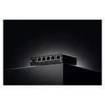 Teltonika TSW114000000 switch no administrado Gigabit Ethernet con puertos 10/100/1000 y color negro. SKU: TSW114000000.