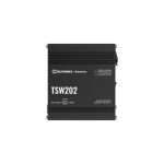 Teltonika TSW202 switch gestionado L2 Gigabit Ethernet con PoE y cuerpo de aluminio azul, SKU: TSW202000000