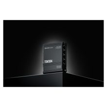 Switch Teltonika TSW304 Gigabit Ethernet (10/100/1000) con Energía sobre Ethernet PoE en color negro SKU TSW304000000