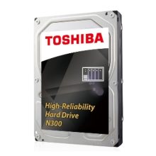 Disco duro interno Toshiba N300 de 4TB, con velocidad de 7200 RPM y 128MB de caché, modelo HDWQ140UZSVA