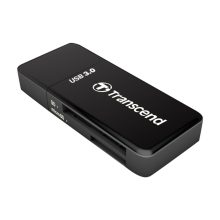 Transcend RDF5 lector de tarjeta USB 3.2 Gen 1 Type-A en color negro, modelo TS-RDF5K, perfecto para transferencias rápidas de datos