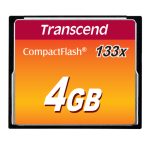 Transcend TS4GCF133 memoria flash 4 GB CompactFlash MLC ideal para almacenamiento confiable